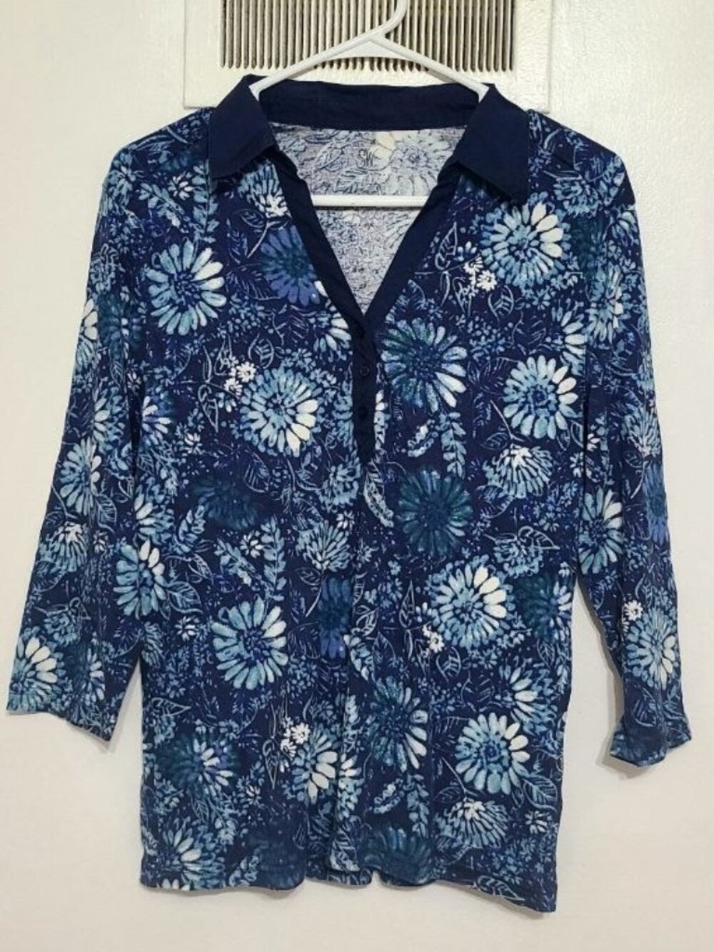 Floral 3/4 Sleeve Top